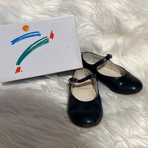 Stride Rite Navy Infant Leather Shoes